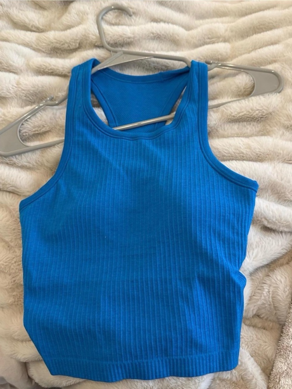 lululemon athletica Ribbed Racerback Tank - Bright Blue